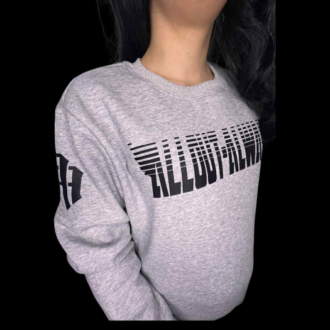 Knights Armour Waffle Crew Neck Grey